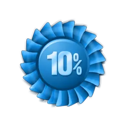 Awarded for placing in the top 10% in a fantasy game.