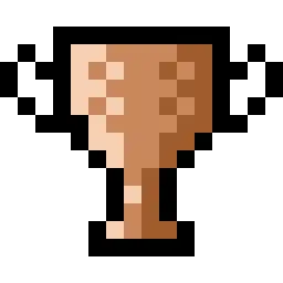 Awarded for finishing 3rd overall in a vintage fantasy game.